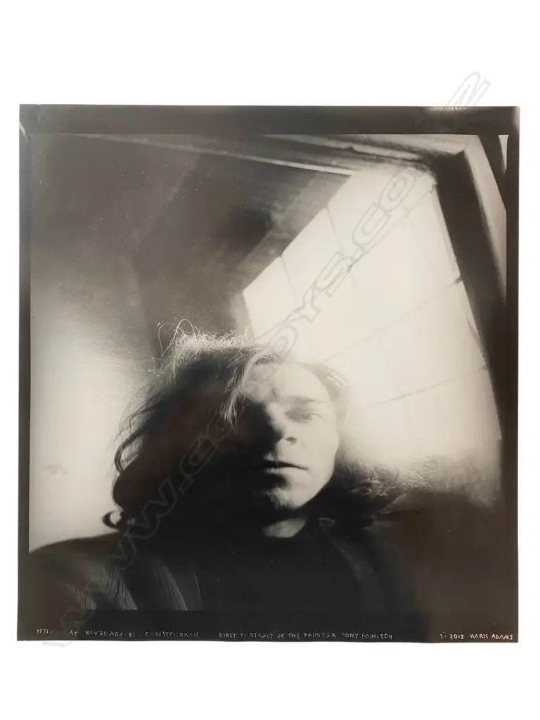 Mark Adams (1949-) - 1971 ... First portrait of the painter Tony Fomison, Image 1++